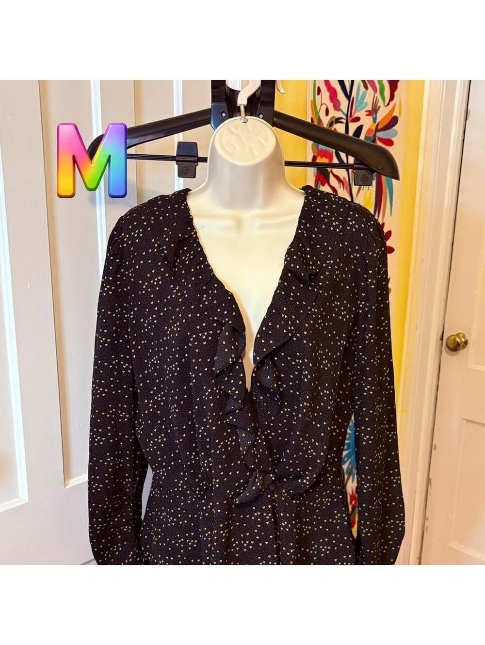 Cabi Women's Black and Navy Blous